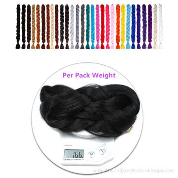 120 Colors In Stock Expression Braid Hair Synthetic Yaki Braiding Hair